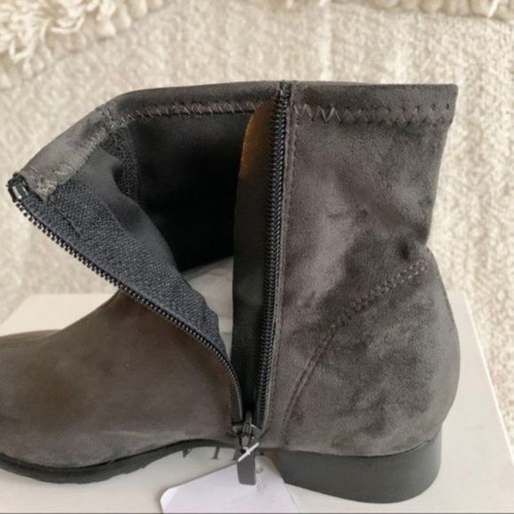 RON WHITE jamiee vegan rubber sole ankle boot grey - Picture 8 of 15
